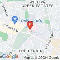 View Map of 1600 Creekside Drive,Folsom,CA,95630